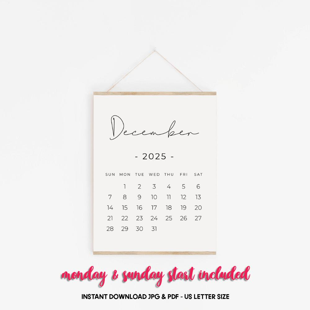 December 2025 Printable Calendar, Pregnancy Calendar Digital regarding Free Printable Pregnancy Announcement Calendar December 2025