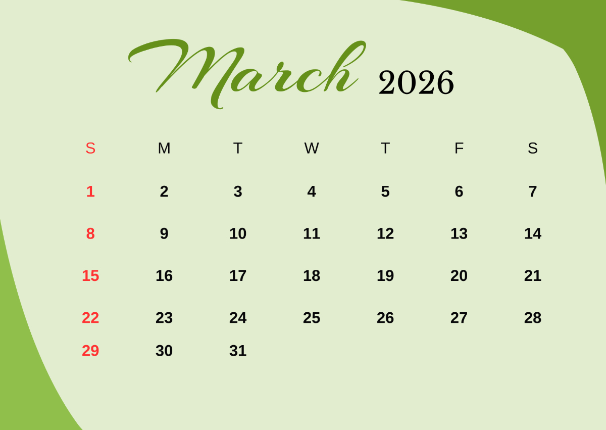 Free Printable March 2026 Calendar Template To Edit Online within Google Calendar March 2026 Printable