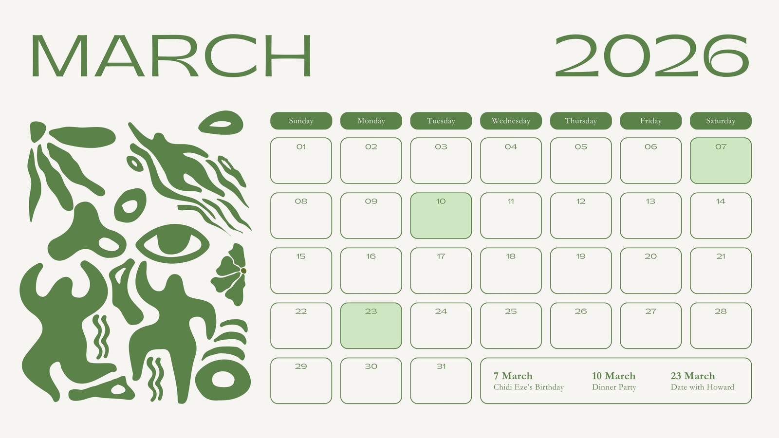 Free To Edit And Print March 2026 Calendar Templates | Canva throughout March Whiteboard Calendar Ideas 2026