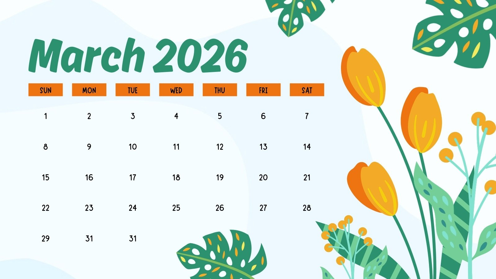 Free To Edit And Print March 2026 Calendar Templates | Canva with regard to March 2026 Desktop Calendar