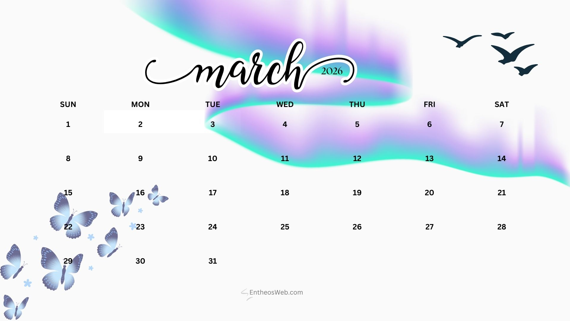 March 2026 Calendar Desktop Wallpaper » Entheosweb with March 2026 Calendar Desktop Wallpaper