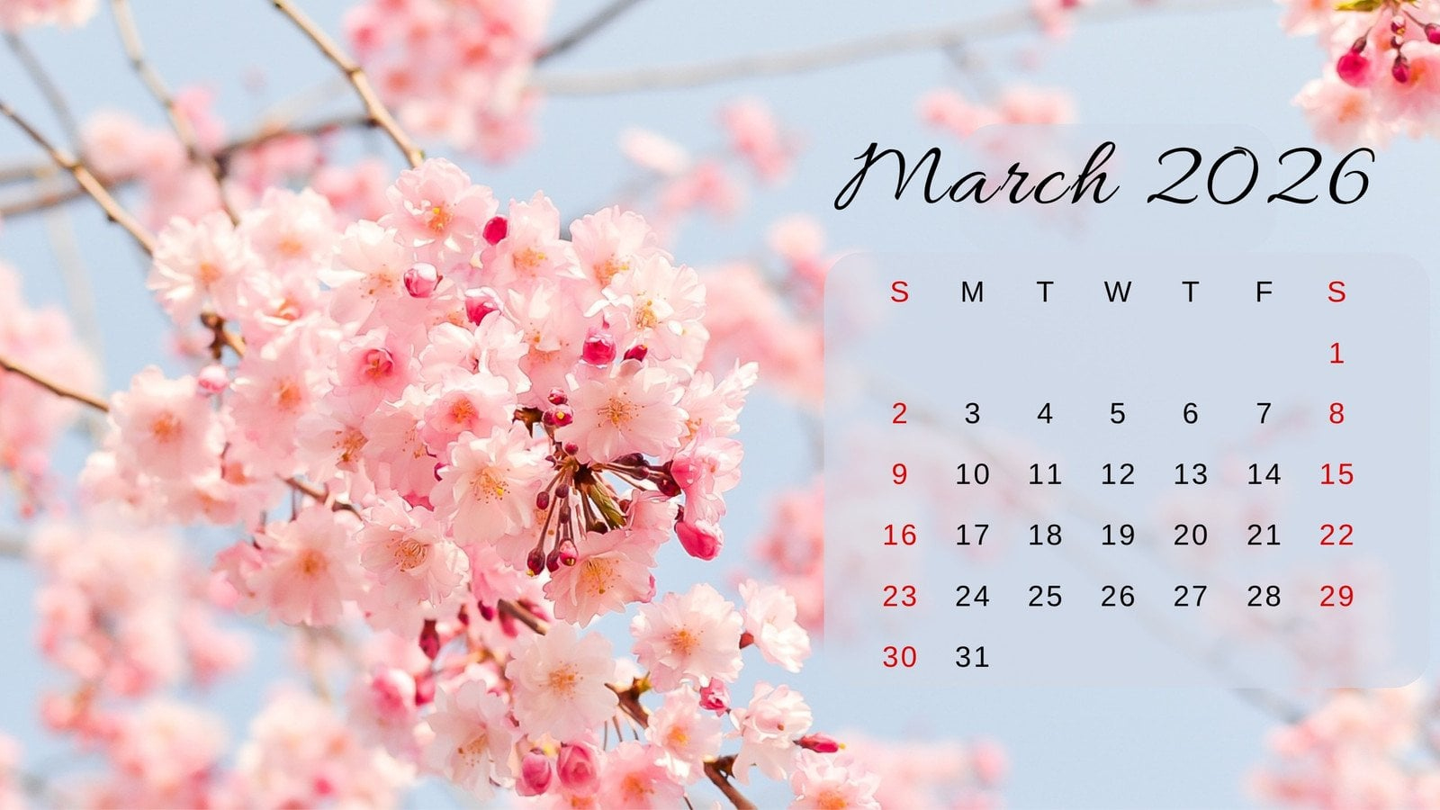 March 2026 Calendar Wallpapers - Wallpaper Cave regarding March Calendar Wallpaper 2026